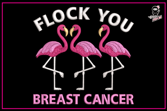 Flock You Breast Cancer with Flamingos