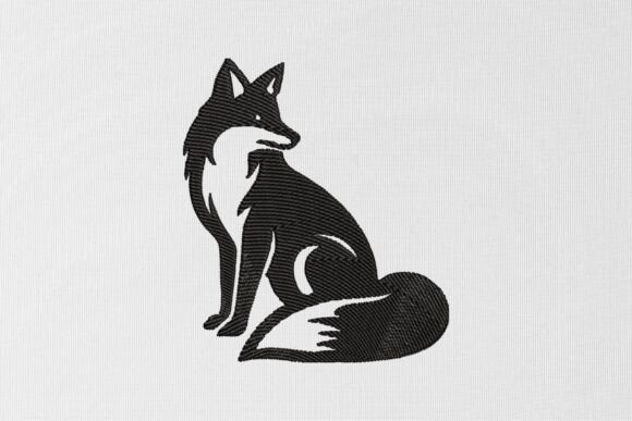 Fox Embroidery Design