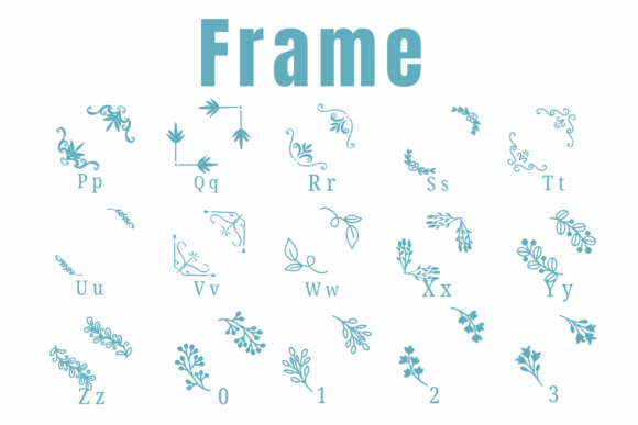 Frame Font - Preview 2