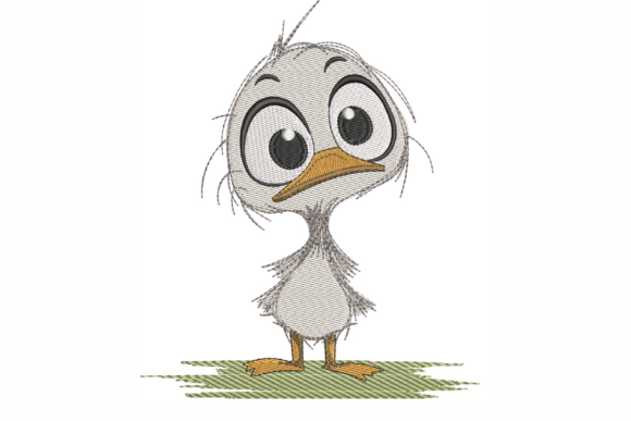 Funny Duck Babydieren Borduurwerkdesigns Door ArtEMByNatali