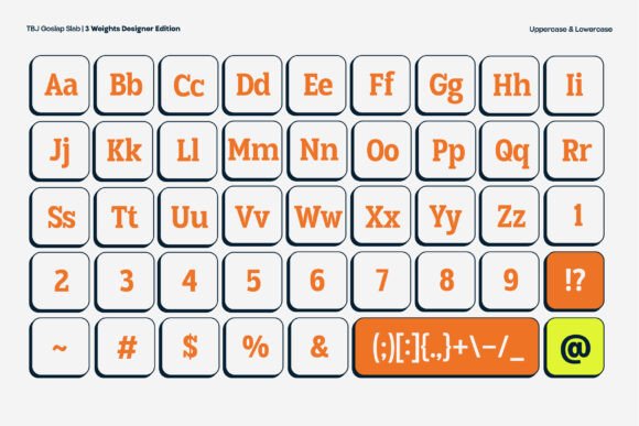 Goslap Font - Preview 1