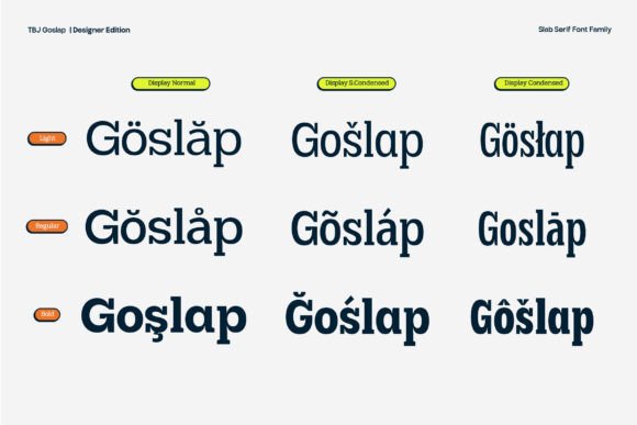 Goslap Font - Preview 3