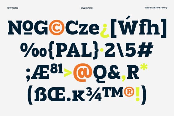Goslap Font - Preview 6