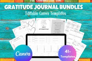 Gratitude Journal Canva Template Graphic by Diana Hunter · Creative Fabrica