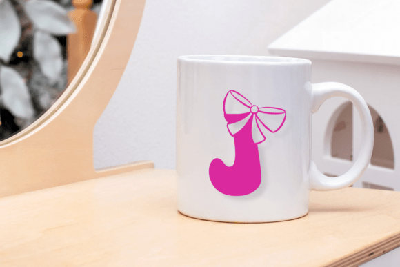 Groovy Cute Bow Font PNG with transparent background - Preview 4