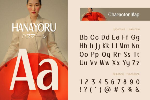 Hanayoru Font - Preview 1