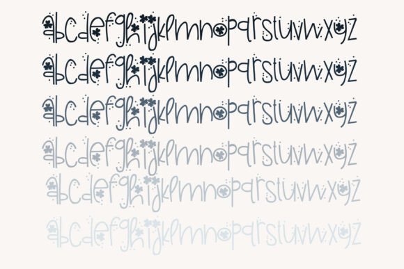 Playmate Shammie Font PNG with transparent background - Preview 4