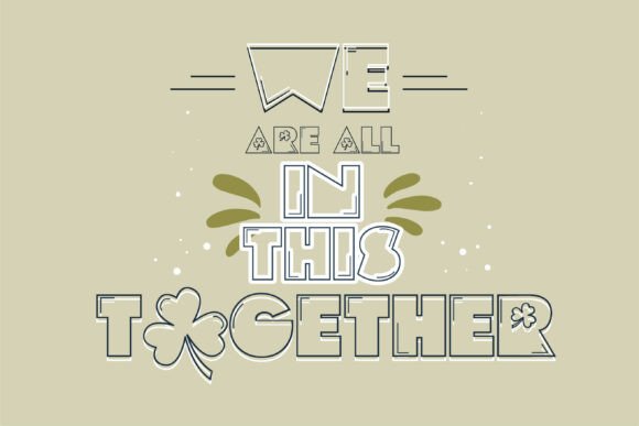 Pog Luck Font PNG with transparent background - Preview 1