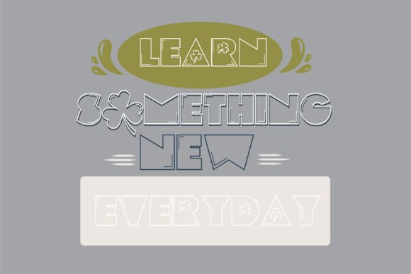 Pog Luck Font PNG with transparent background - Preview 5