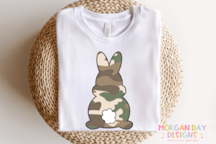 Camo Bunny SVG Graphic by Morgan Day Designs · Creative Fabrica