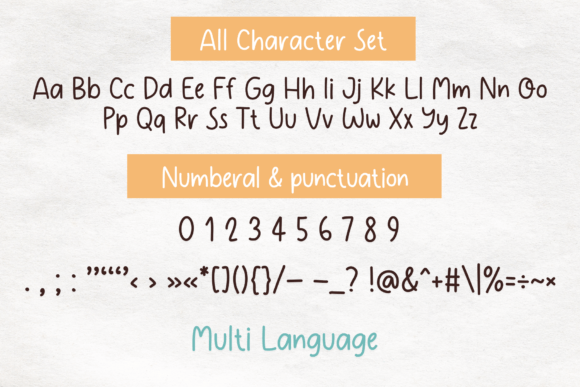 Dreamy Notes Font - Preview 5