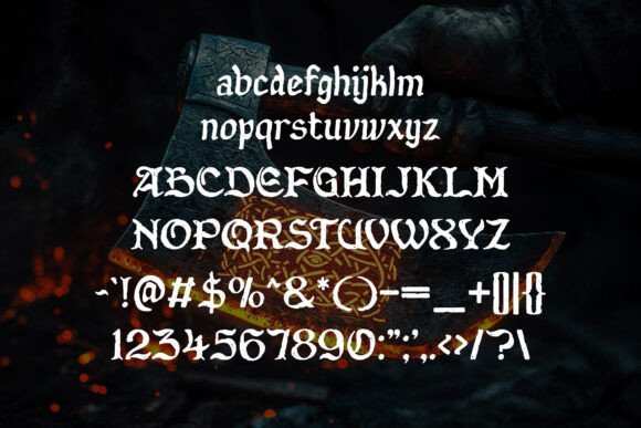 Elderscroll Font - Preview 1