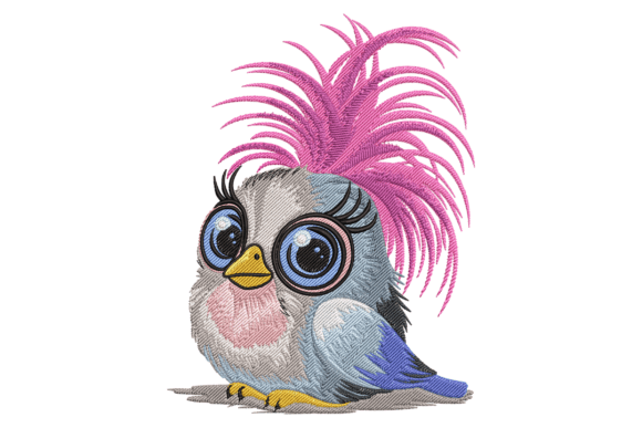 Funny Crazy Bird