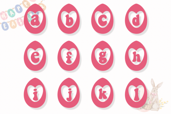 Heart Easter Egg Font - Preview 3