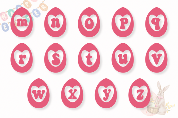 Heart Easter Egg Font - Preview 4