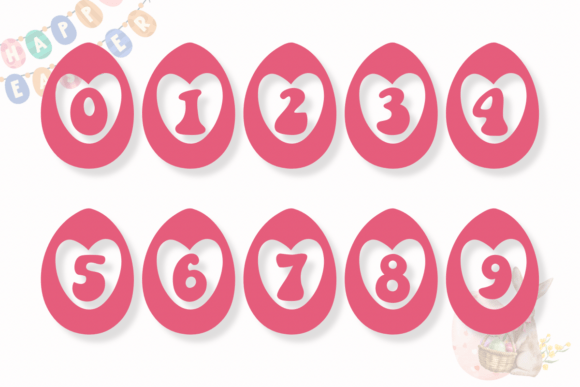 Heart Easter Egg Font - Preview 5