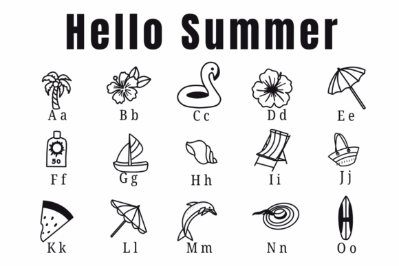 Hello Summer Font - Preview 1