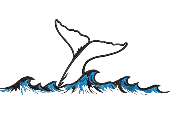 Minimalist Whale Tail