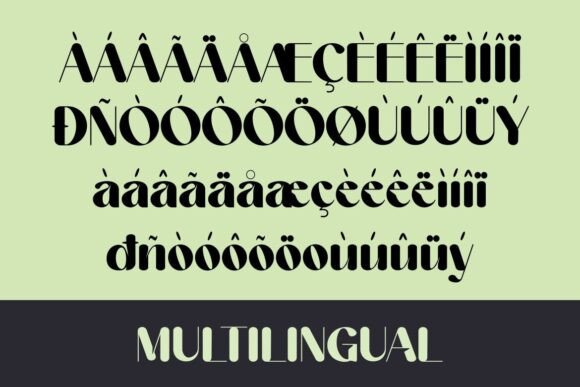 Oval Boxes Font Font PNG with transparent background - Preview 3