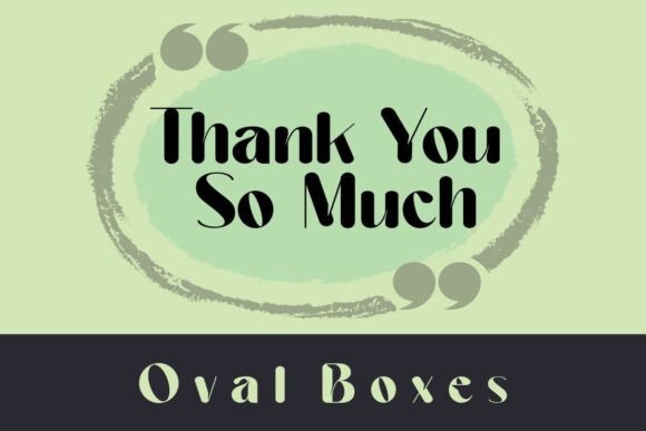Oval Boxes Font Font PNG with transparent background - Preview 5