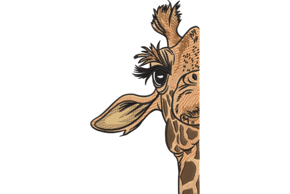 Peeking Giraffe
