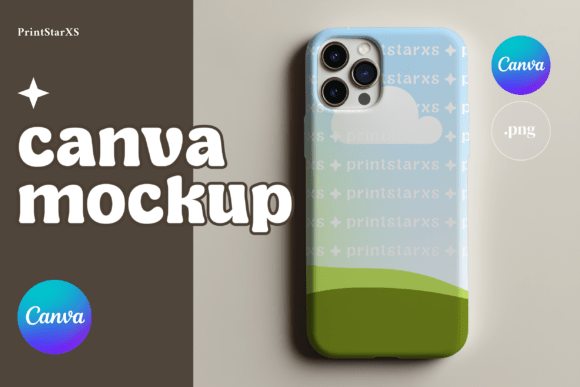 Phone Case Canva Mockup Phonecase PNG