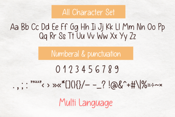 Pure Stroke Font PNG with transparent background - Preview 5