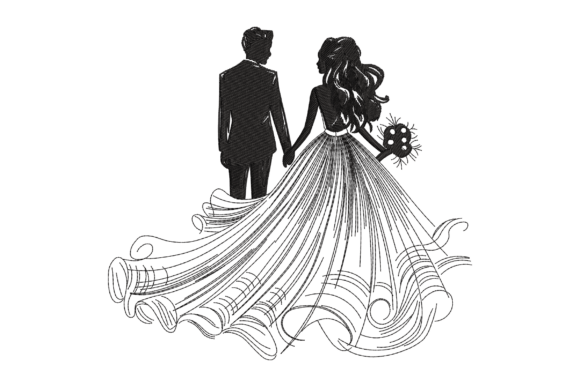 Romantic Wedding Couple