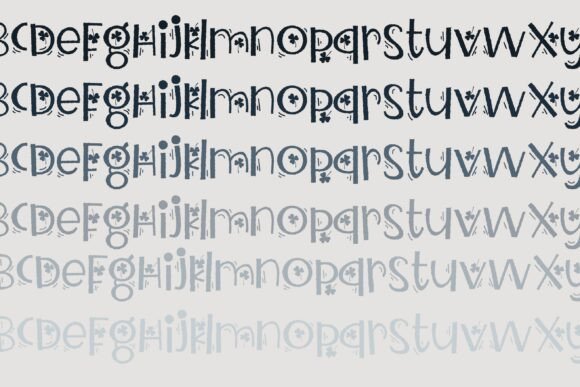 Shamrock My World Font PNG with transparent background - Preview 4