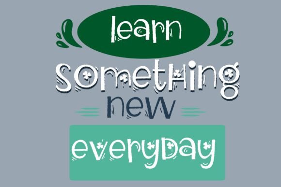 Shamrock My World Font PNG with transparent background - Preview 5