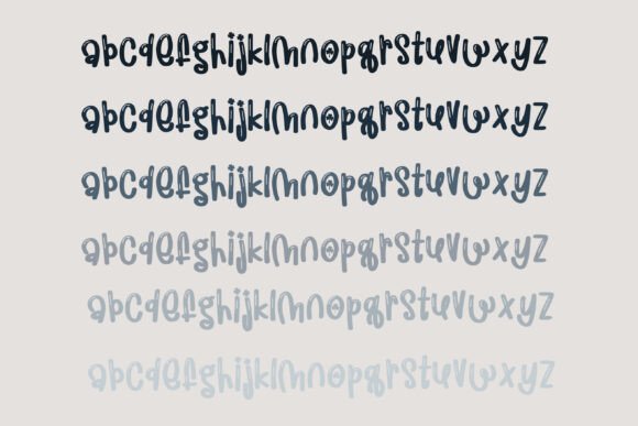 Sham-rockling Font PNG with transparent background - Preview 6