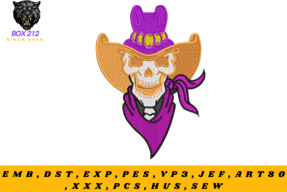 Spooky Ghost Embroidery Design