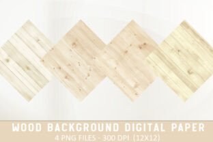 Wood Background Digital Paper Graphic by Creative Art · Creative Fabrica