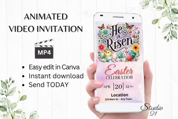 Animated Easter Invitation