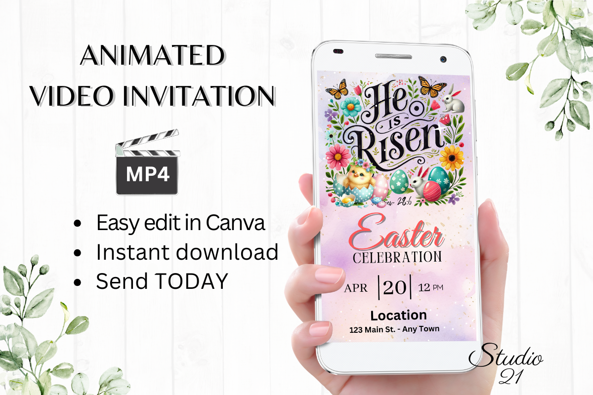 Animated Easter Invitation