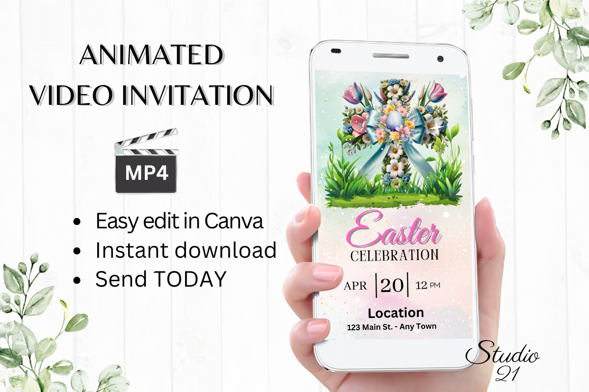 Animated Easter Invitation