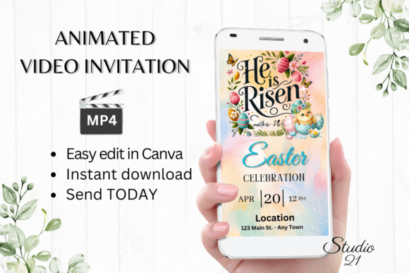 Animated Easter Invitation