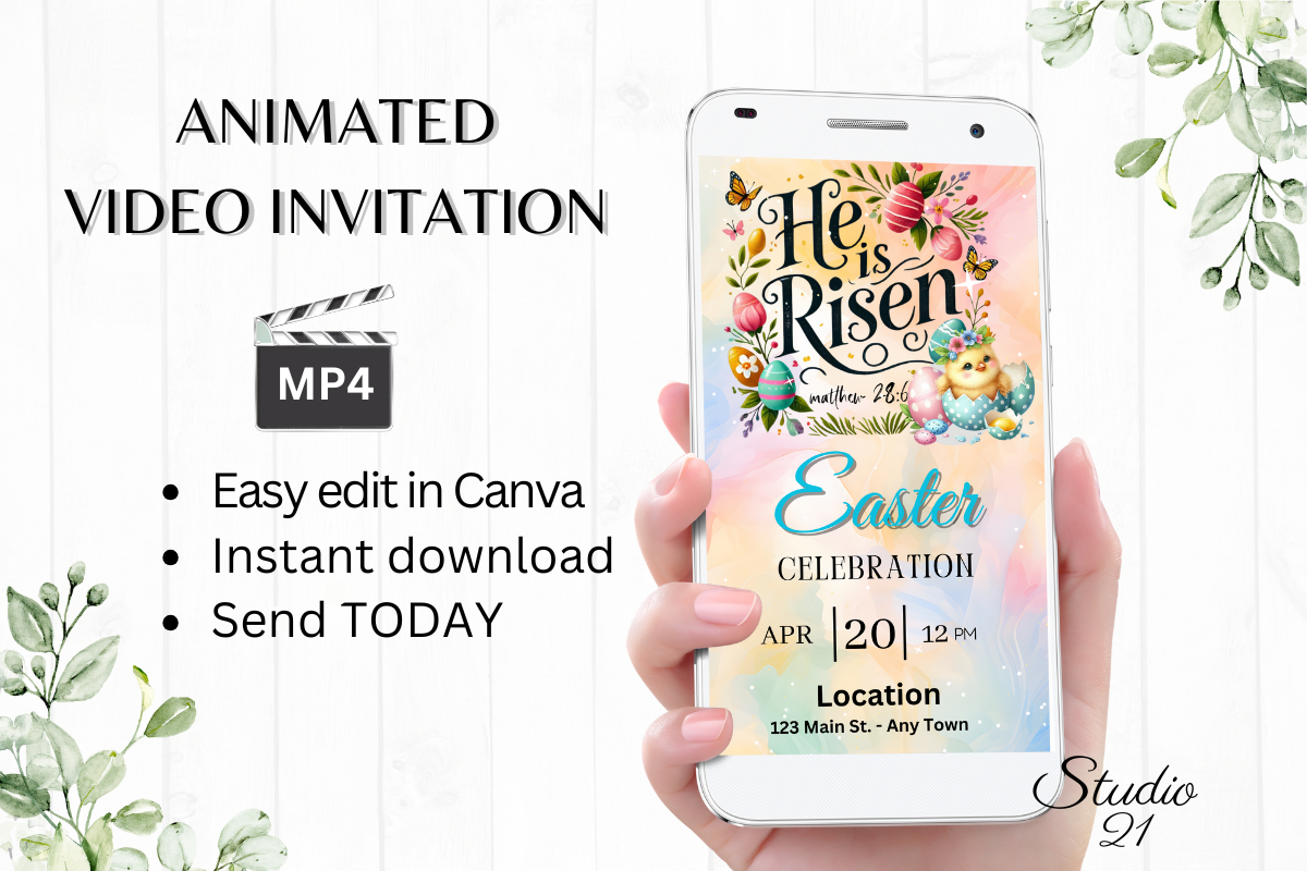 Animated Easter Invitation