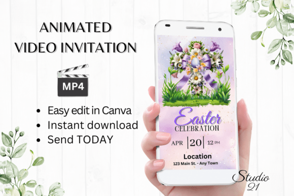 Animated Easter Invitation