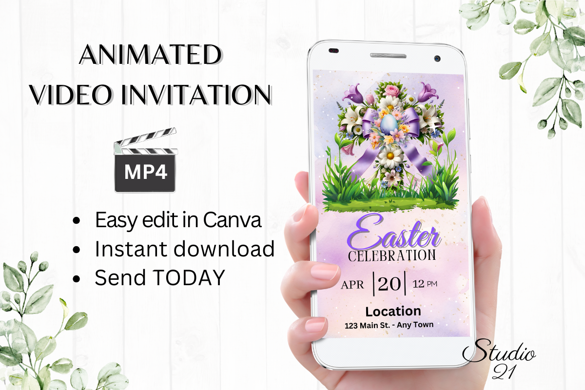 Animated Easter Invitation