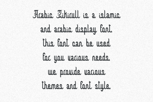 Arabic Zikirull Font PNG with transparent background - Preview 3