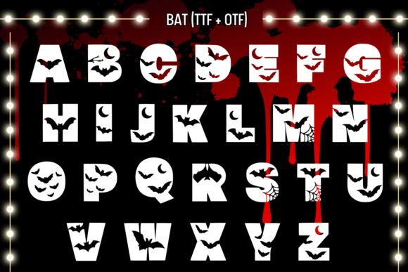 Bat Font - Preview 1