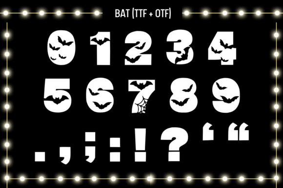 Bat Font - Preview 2