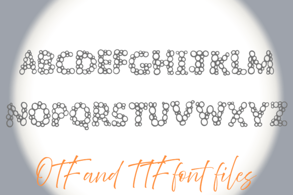 Bubble Pebble Font - Preview 1