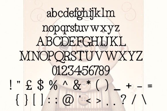 Button Nose Font - Preview 1