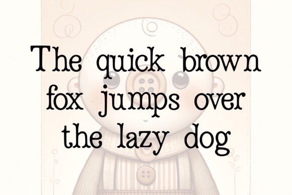 Button Nose Font - Preview 2