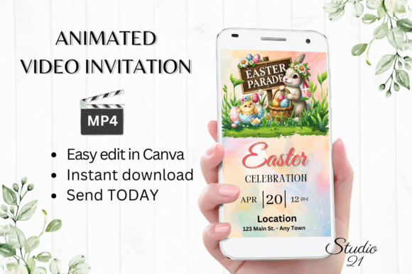 Digital Easter Invitation
