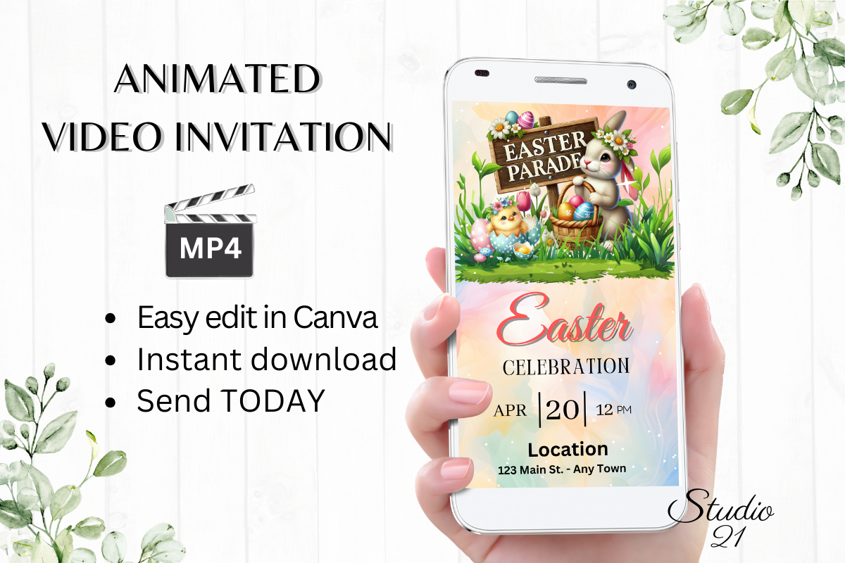 Digital Easter Invitation
