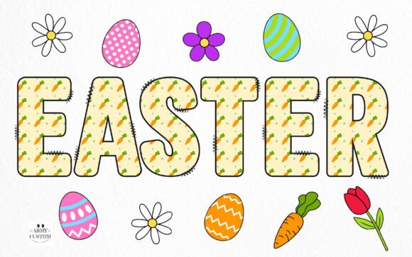 Easter Bundle Font - Preview 1