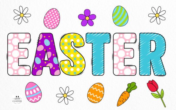 Easter Bundle Font - Preview 1